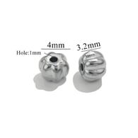 Stalen pompoenkralen - 4 mm Afbeelding6