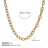 XL594G3.9MM oval O chain Picture7