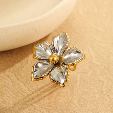Luxuriöse verstellbare Ringe aus Edelstahl in verschiedenen Farben für Damen h5 Bild2
