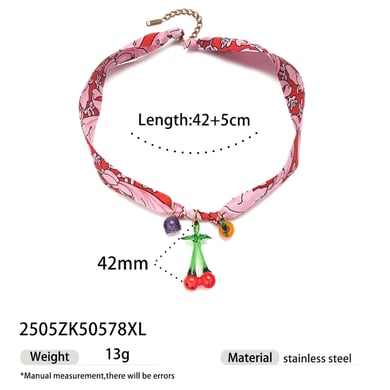 Collier avec pendentif en forme de plante douce, 1 pièce h5 