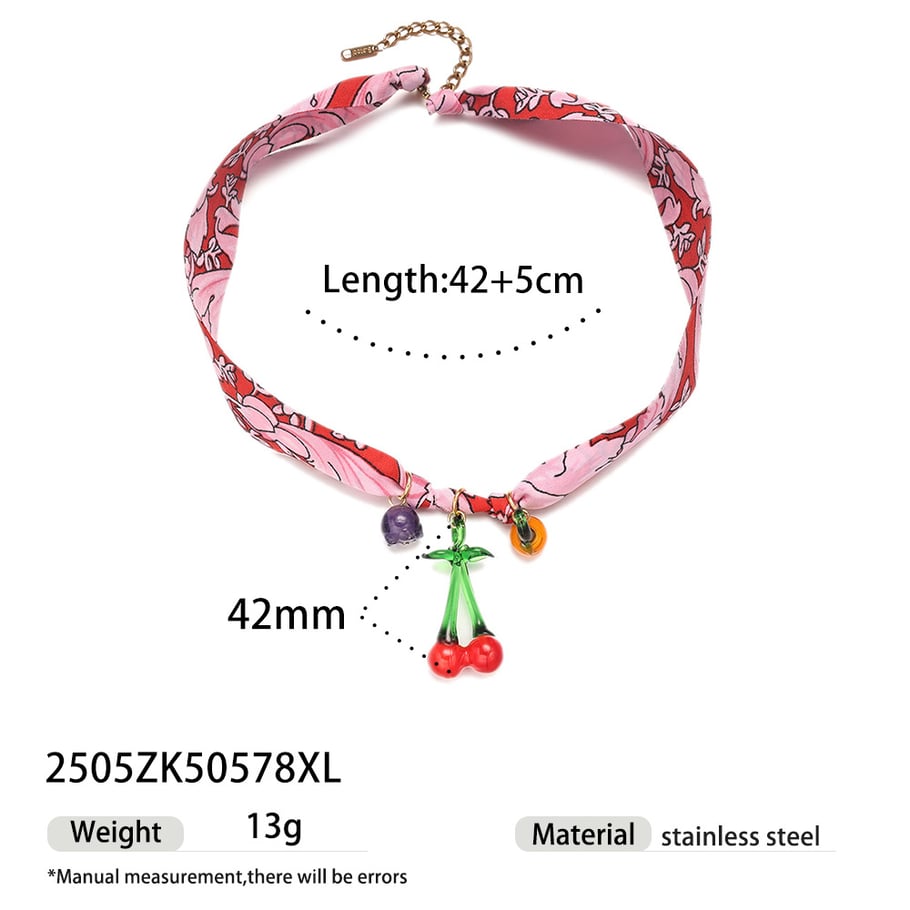 Collier avec pendentif en forme de plante douce, 1 pièce 