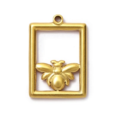 1 pezzo di ciondolo classico da donna in acciaio inossidabile color oro con sole h5 