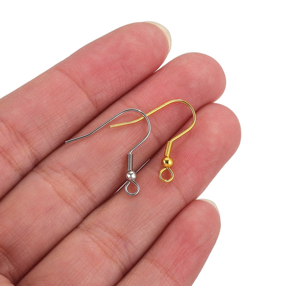 1 Piece Ear Hook Daily Solid Color Stainless Steel Jewelry Charms h5Picture4