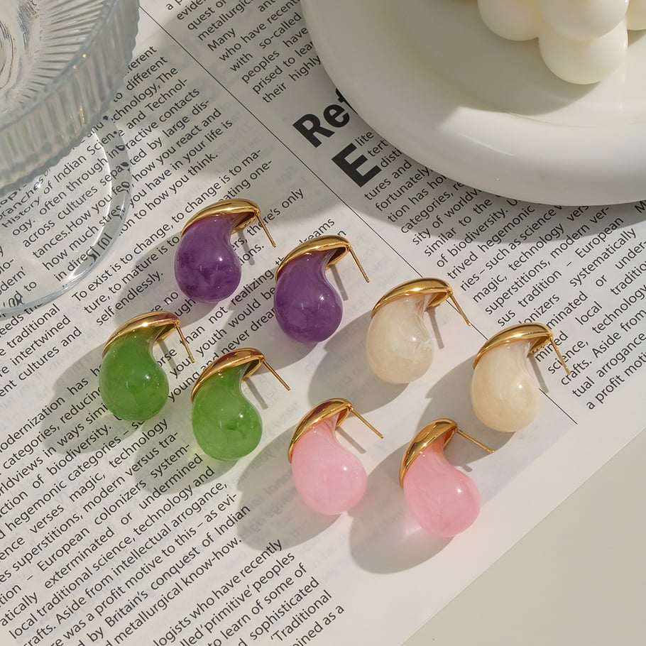 1 Pair Drop Shape Earrings h5Picture2