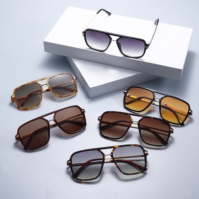 1 Paar modische, lässige Damen-Sonnenbrille mit Leopardenmuster h5 Bild4