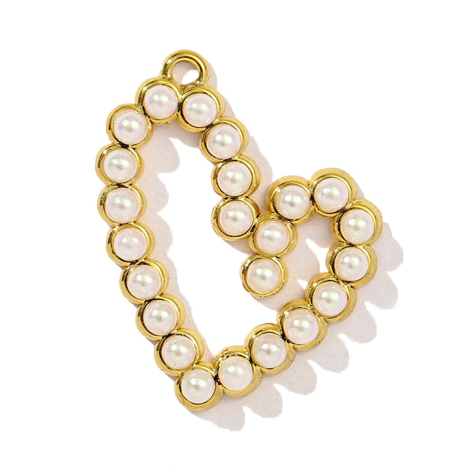 1 pezzo di ciondolo da donna in acciaio inossidabile color oro con farfalla fai da te della serie romantica 
