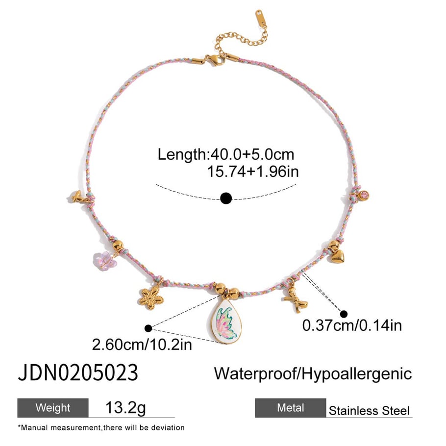 1 Piece Stylish Coconut Tree Stainless Steel Gold Color Women's Pendant Necklaces 