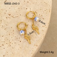 NMSE-J343-3 Pendientes largos de caracola Imagen3