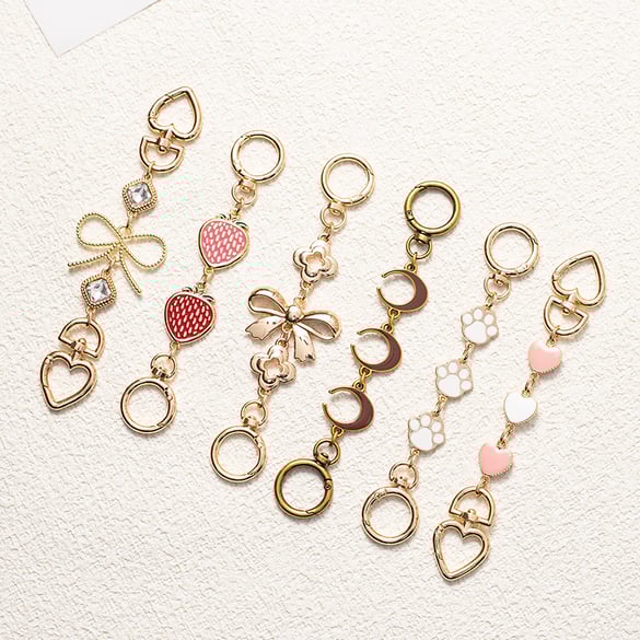 1 Piece Sweet Fruits Aluminum Women's Bag Extension Chain