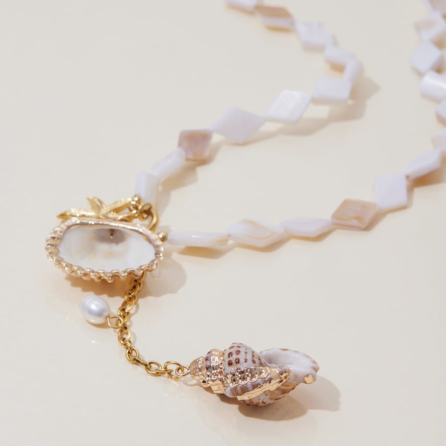 1 Piece Designable Series Vacation Shell Stainless Steel Gold Color Women's Pendant Necklaces Picture9