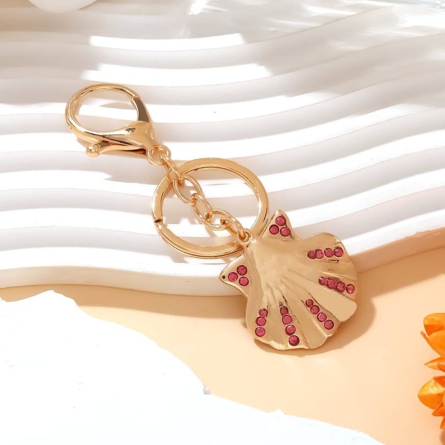 1 Piece Shell Alloy Keychain Picture2
