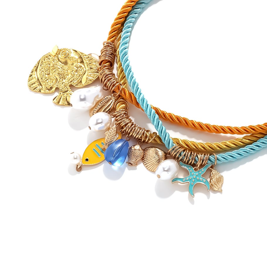 1 Set Ins Style Rope Layered Necklaces Picture3