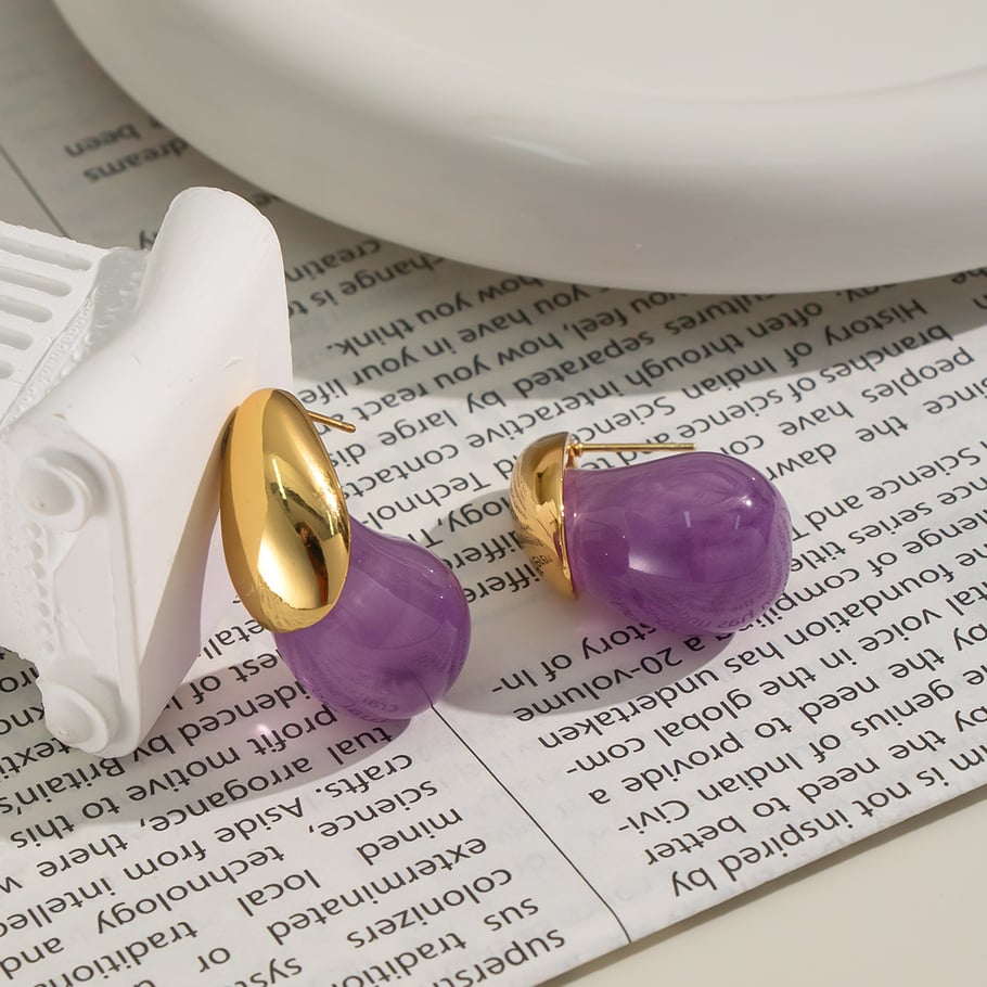 1 Pair Drop Shape Earrings h5Picture4