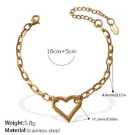 Bracciale in oro SL204G Immagine52