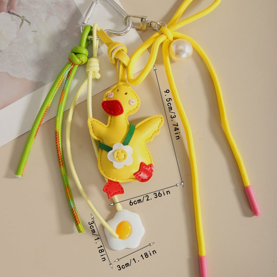 Simple Series Casual Solid Color PU Women's Bag Charms Picture4