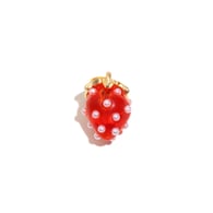 Pendentif fraise en résine imitation perle - Or - 2 Image8