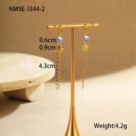 NMSE-J344-2 Pendientes de cadena de concha Imagen6