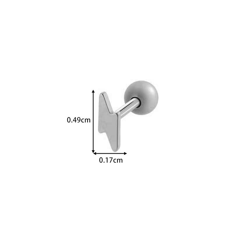 1 Piece Simple Cross Stainless Steel Gold Color Women's Piercings Earrings h5Picture2