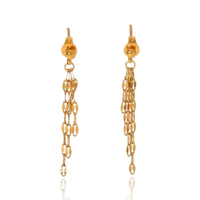 Simple Tassel Stainless Steel   Gold Color  Women's Dangle Earrings h5 