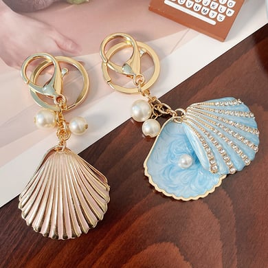 1 Piece Shell Alloy Keychain h5 Picture4