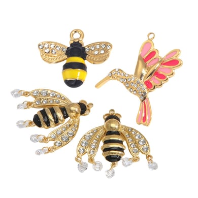 1 Stück DIY DelicateBee Edelstahl Damen Anhänger h5 Bild4