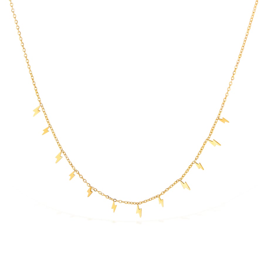 1 Stück glänzende Form Edelstahl Gold Farbe Damen Anhänger Halsketten 