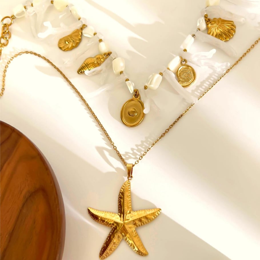 Collana con ciondolo oceanico da 1 pezzo Immagine4