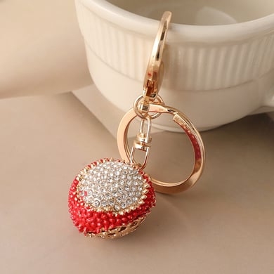 1 Piece Lychee Alloy Keychain h5 Picture5