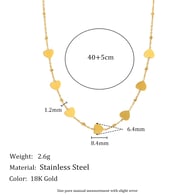 Chain Collection Love Clip Bead Chain-Gold 