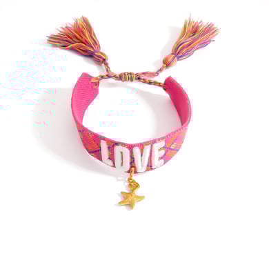 1 Piece Fabric Charm Bracelet h5 