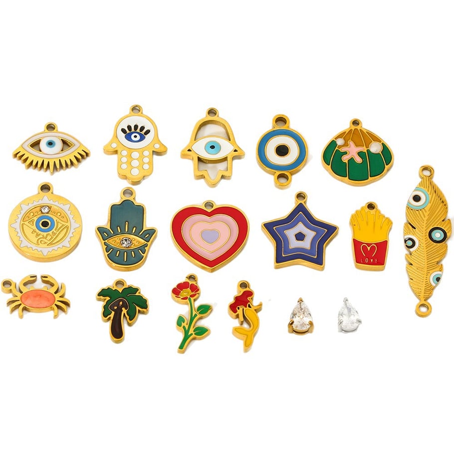 Ethnic Series DIY Stainless Steel Pendants h5Picture5