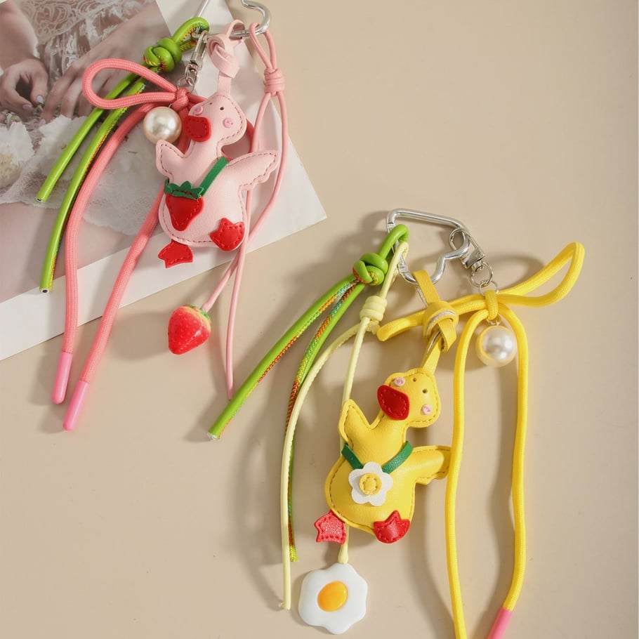 Simple Series Casual Solid Color PU Women's Bag Charms Picture2