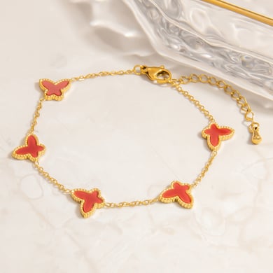 1 Piece Stainless Steel Gold Color Charm Bracelet h5 Picture4