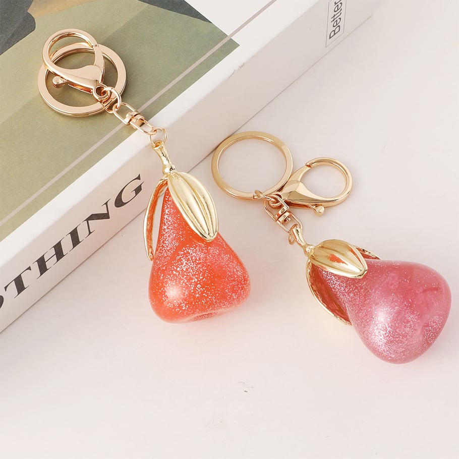 1 Piece Pear Alloy Keychain Picture3