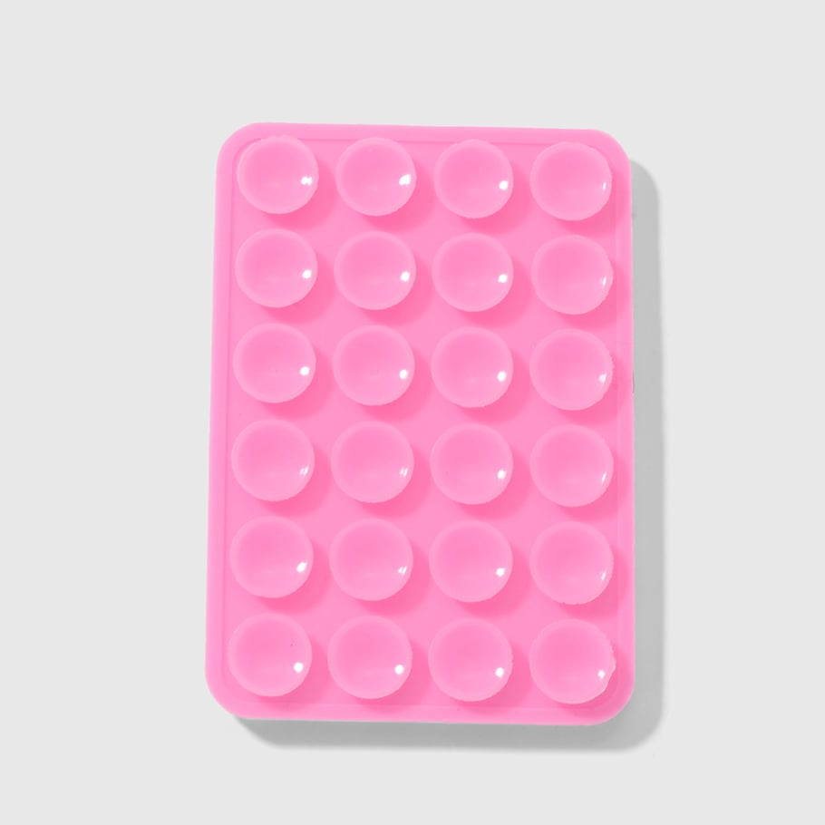 1 Piece Dual-Sided Silicone DIY Self-Adhesive Non-Slip Suction Cup for Phones 