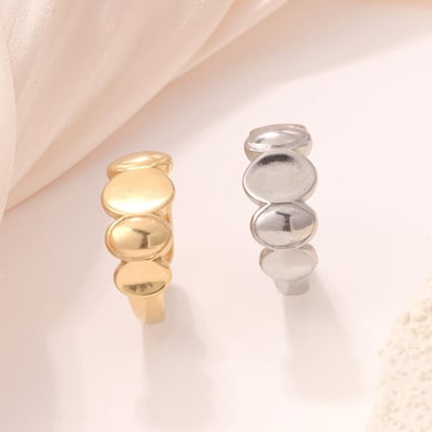 1 Piece Simple Series Simple Geometric Stainless Steel Gold Color Minimalist Rings h5 Picture3