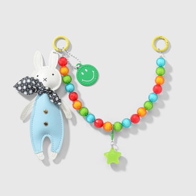 1 Stück bunte Perlen-Taschenanhänger h5 
