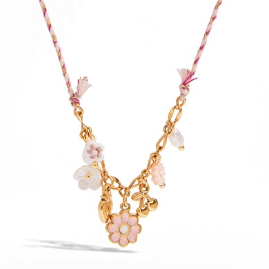 1 Piece Vacation Flower String Pendant Necklaces h5 
