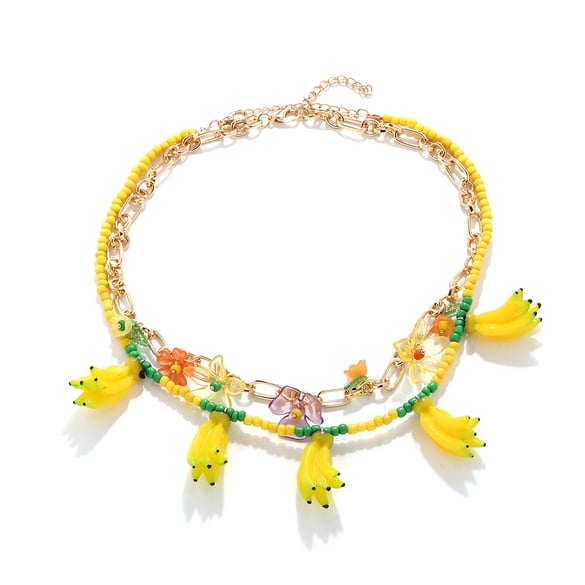 1 Piece Sweet Fruit Layered Necklaces 2