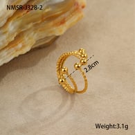 Anello in oro NMSR-J328-2 Immagine3