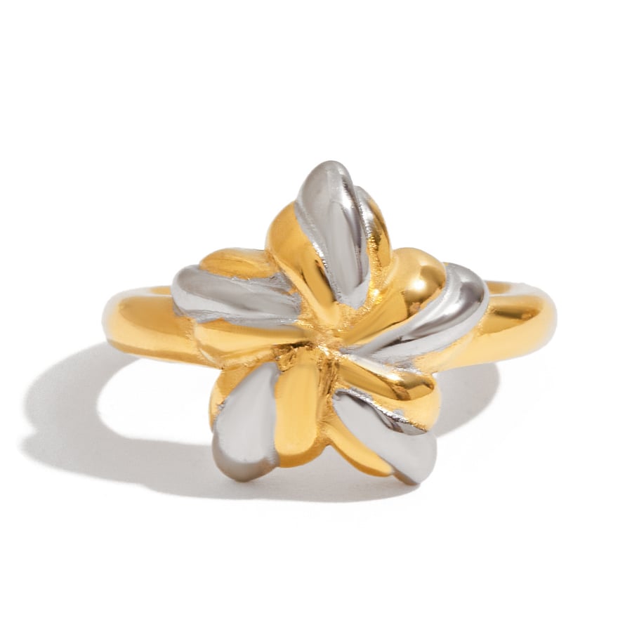 1 Piece Personality Star Stainless Steel Gold Color Women's Adjustable Rings Picture7