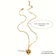 Goldenes Liebesherz Bild3