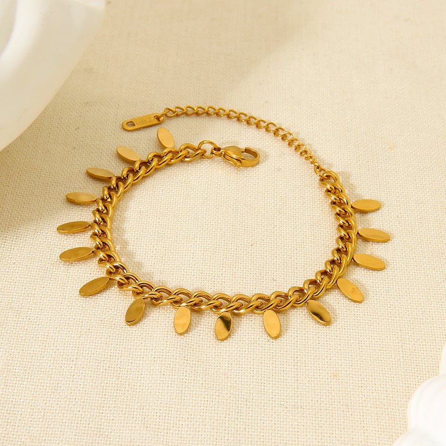 Simple Series Daily Chain roestvrijstalen damesarmbanden Afbeelding2