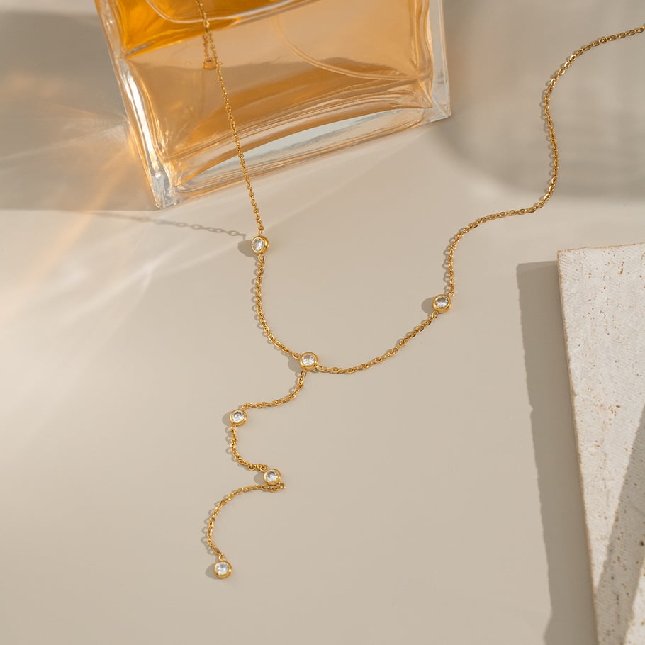 1 Piece Stainless Steel Gold Color Pendant Necklace Picture4