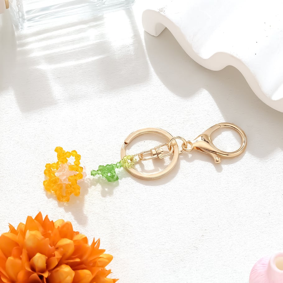 1 Piece Flower Keychain Picture3