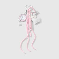1 rosa Taschenuhr-Schlüsselanhänger Bild2