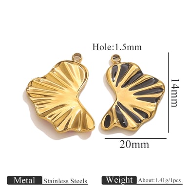 1 Piece Colorful Stainless Steel Gold Color Women's Pendants h5 