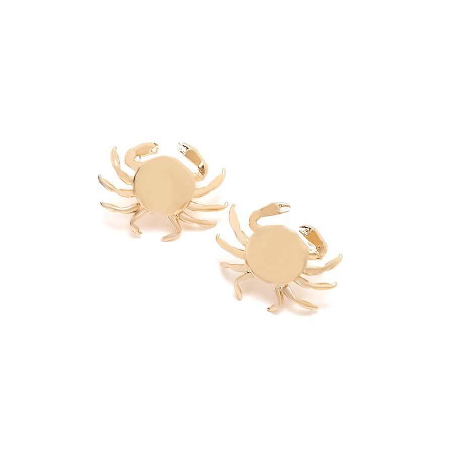 1 Pair Crab Alloy Stud Earrings Picture2