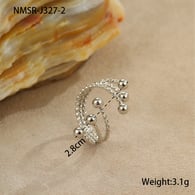 NMSR-J327-2 Anello in acciaio Immagine4
