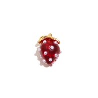 Pendentif en résine imitation perle de fraise - Or - 3 Image7